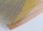Luxury Cladding Glass Laminated Wire Mesh Stretched 2.5m Stainless Steel