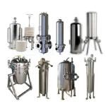 Versatile Stainless Steel Bag Filter Housing with Filter Bag Thickness 7 - 10mm