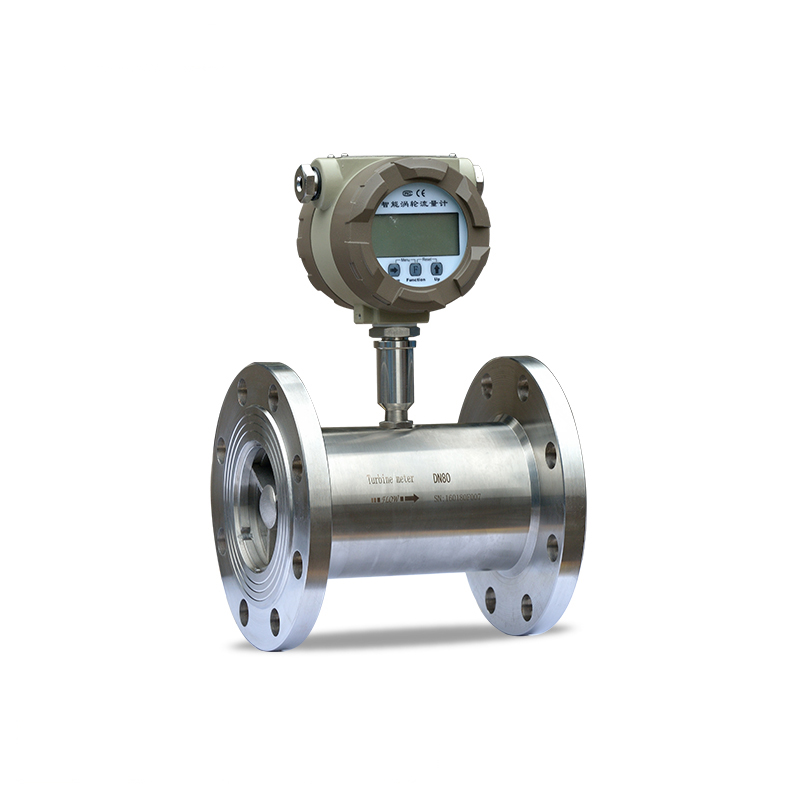 Turbine Flow Meters For Liquid Measurement , Turbine Type Water Meter Simple Structure