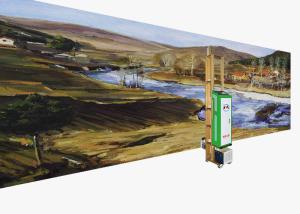 China Movable Vertical Silent UV Wall Printer Art Robot wholesale