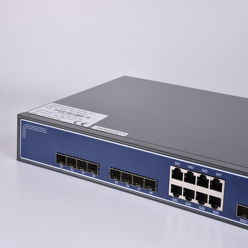 L3 Router Switch Mini 1000M GEPON 10G FTTH 8 Port EPON OLT