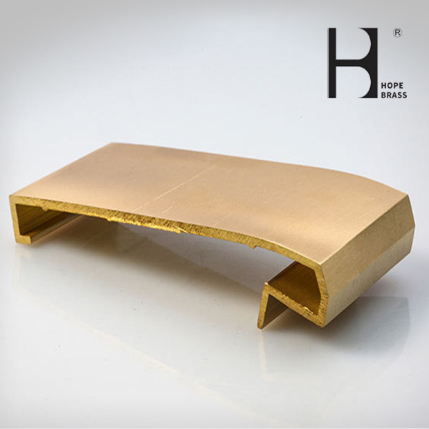 Lead Copper Alloy Profiles Brass Extrusion Profile Sections Customized Size Solt Shape ODM China Manufacturer CuZn39Pb2