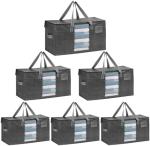 VENO 6 Pack Moving Bags, Comforter And Blanket Storage Bags For Closet, Moving