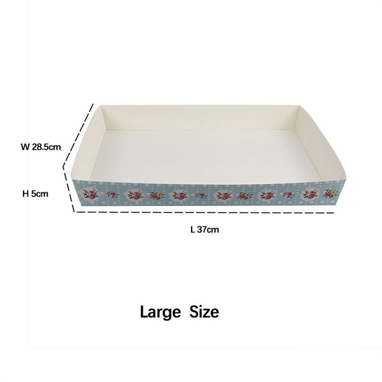 Oven Safe Long Rectangle Paper Cake Baking Pans High Temperature Resistant Loaf Pans Paper