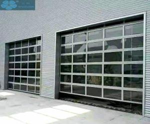 China Automatic 1mm 55mm Slats Glass Front Garage Doors wholesale