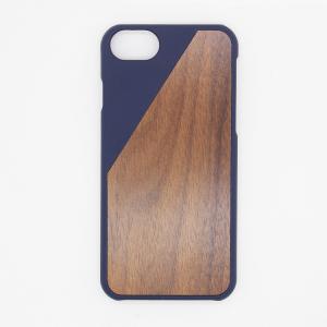 China Bamboo &amp; PC iPhone 7 / 8 Natural Wood Phone Case , Splicing Paste Wood Look Phone Cover wholesale