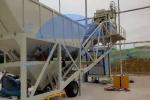 YHZS50 1000 Litre 50m3 / H Mobile Concrete Batching Plant Fully Environmental