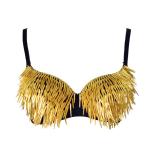 Girl Night Club Wear Spandex Long Spike Bra Top CRB7205 Dance Club Clothes