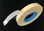Yellow Composite Fabric Insulation Tape , Polyester Film Rubber Adhesive Tape