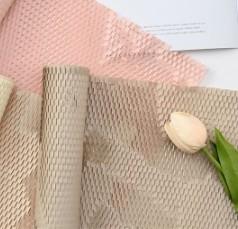 China Premium bouquet packaging paper floral honeycomb paper wholesale