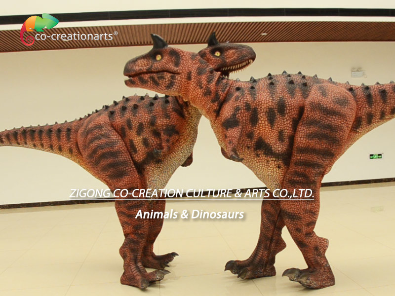 ZTE Customized Carnotaurus Dinosaur Costume For Dinosaur Park Attraction