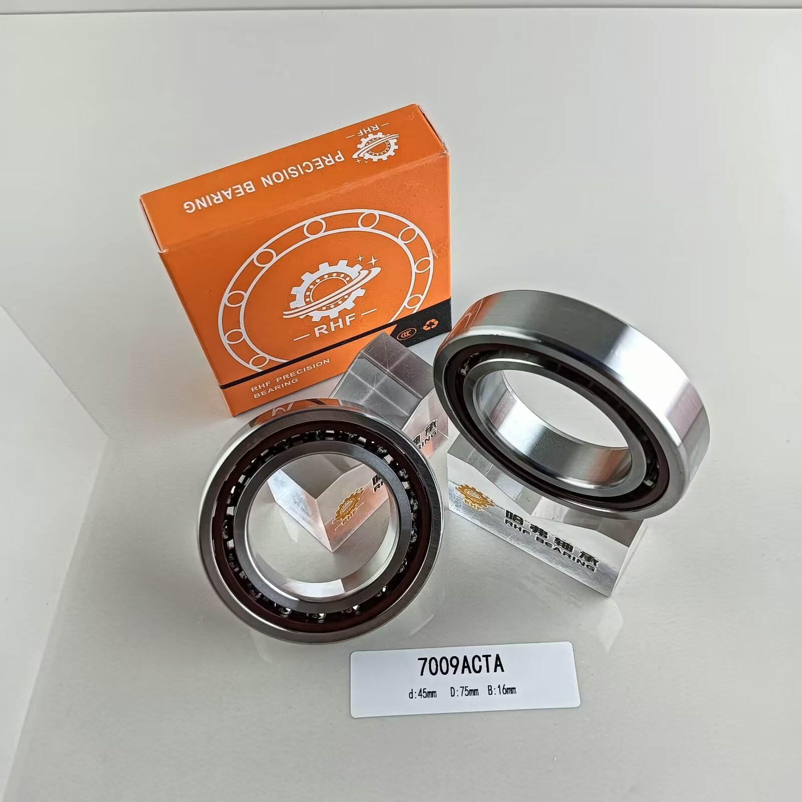 7009AC Angular Contact Ball Bearing 45*75*16mm Single Row for Industrial Machinery