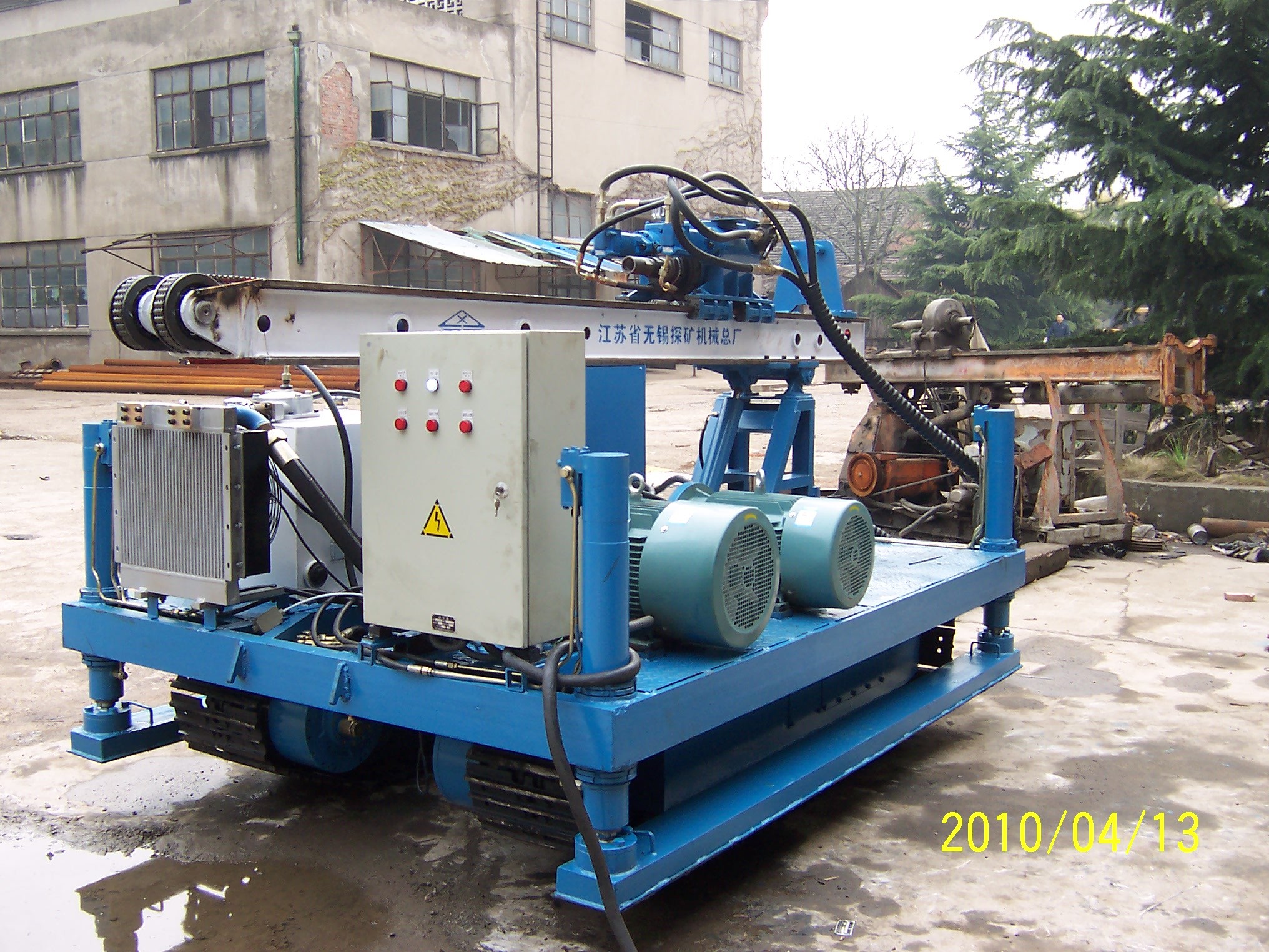 XPL-20A Jet - Grouting With Crawler Mounted Drilling Rig( Singe pipe Duplex pipe Tripe pipe)