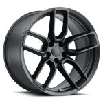 20x9.5 Inch Dodge Replica Wheels 5x115 Satin Black Fit Charger Widebody