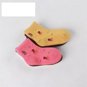 China Fashion christmas santa claus design winter cotton terry factory dress socks for baby wholesale