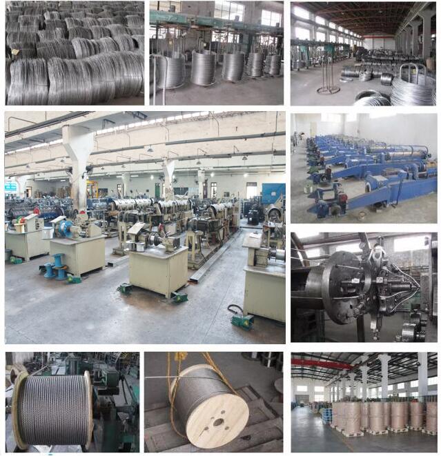 3.2mm 7X7 Plastic Coated Galvanized Steel Wire Rope Vinyl Coated For Clothes Lines