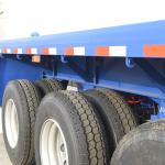 SHACMAN CIMC 3 Axle 40ft Flatbed Container Semi Trailer 40 Tons