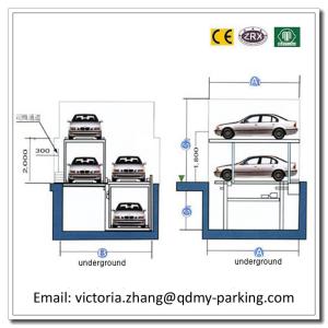 China 2-3 Floors Underground Car Parking Lift Residential Pit Garage Parking Car Lift Equipment wholesale