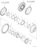 195-27-00801 195-27-00811 For Komatsu Bulldozer D375A-8 Travel Assembly Final
