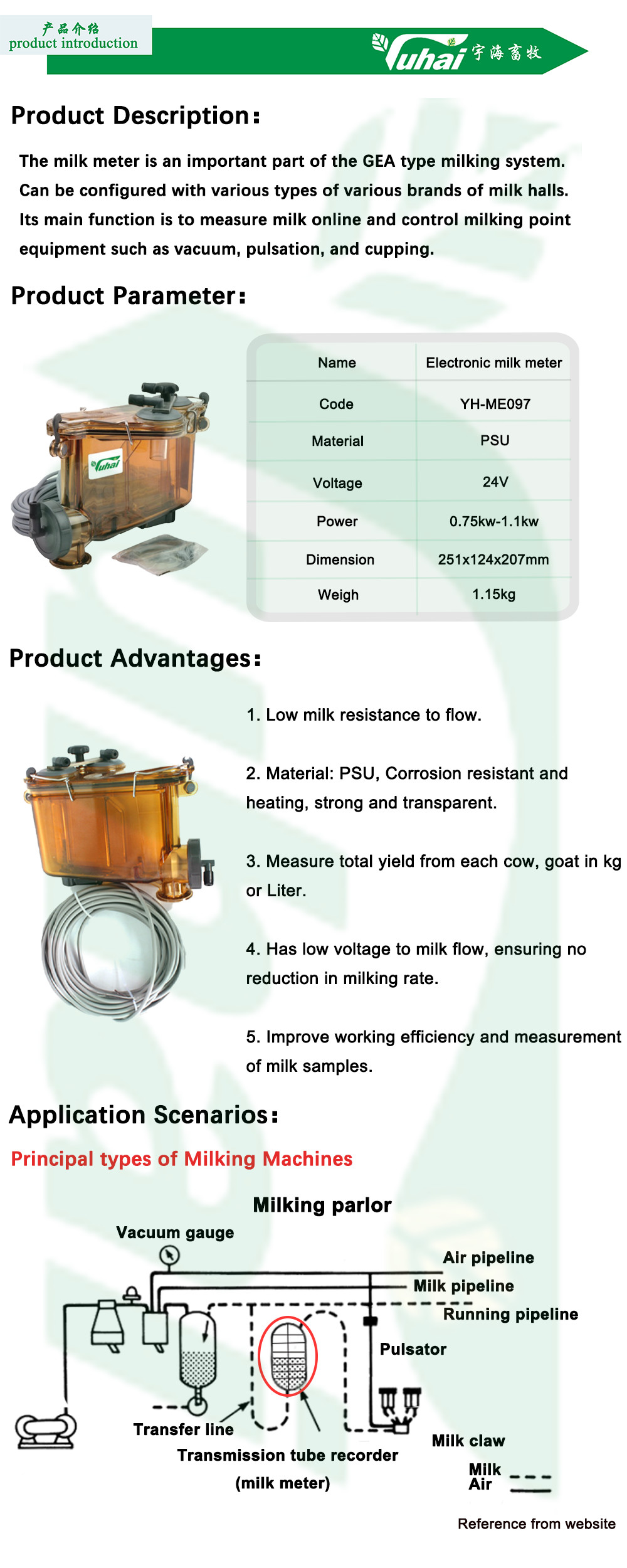 Gea Milking Machine Repair Kit For Flow Meter Sensor Milk Meter