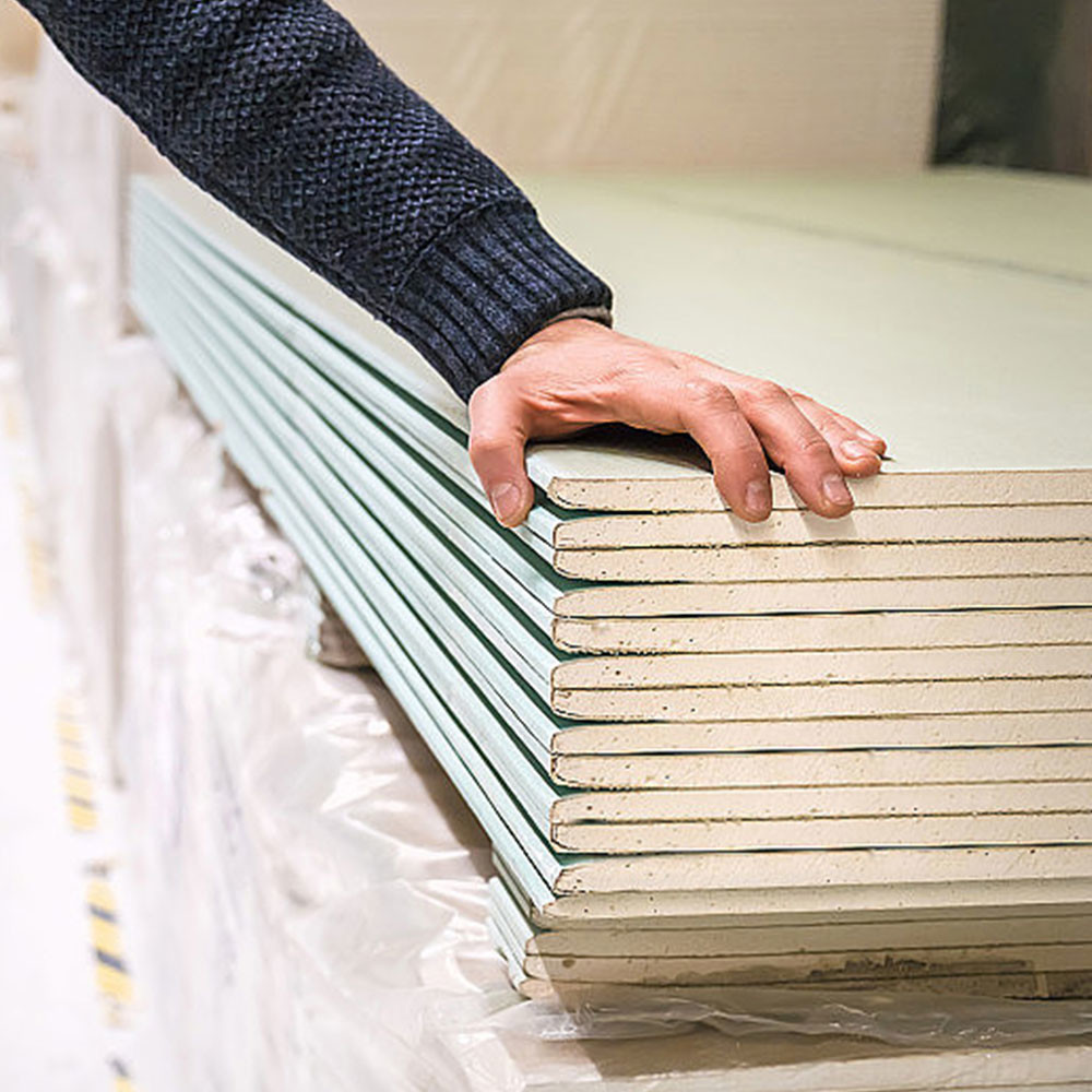 4ft X 8ft Water Resistant Plasterboard Moistureproof 9.5mm Thickness