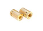 Precision Insert Brass Knurled Thumb Nut , Equipment Parts Custom Brass