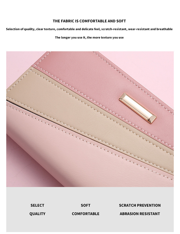 2021 Female Luxury Purses Leather Women Wallets Long Zipper Wallet Ladies Clutch Bag