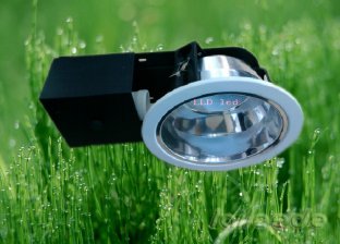 IP22 220V 50Hz Aluminum / Steel downLight Bulb E27 Light Fitting Recessed for