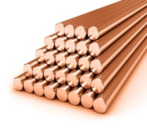 China GB ISO ASTM JIS Copper Round Bar Excellent Mechanical Characteristics wholesale