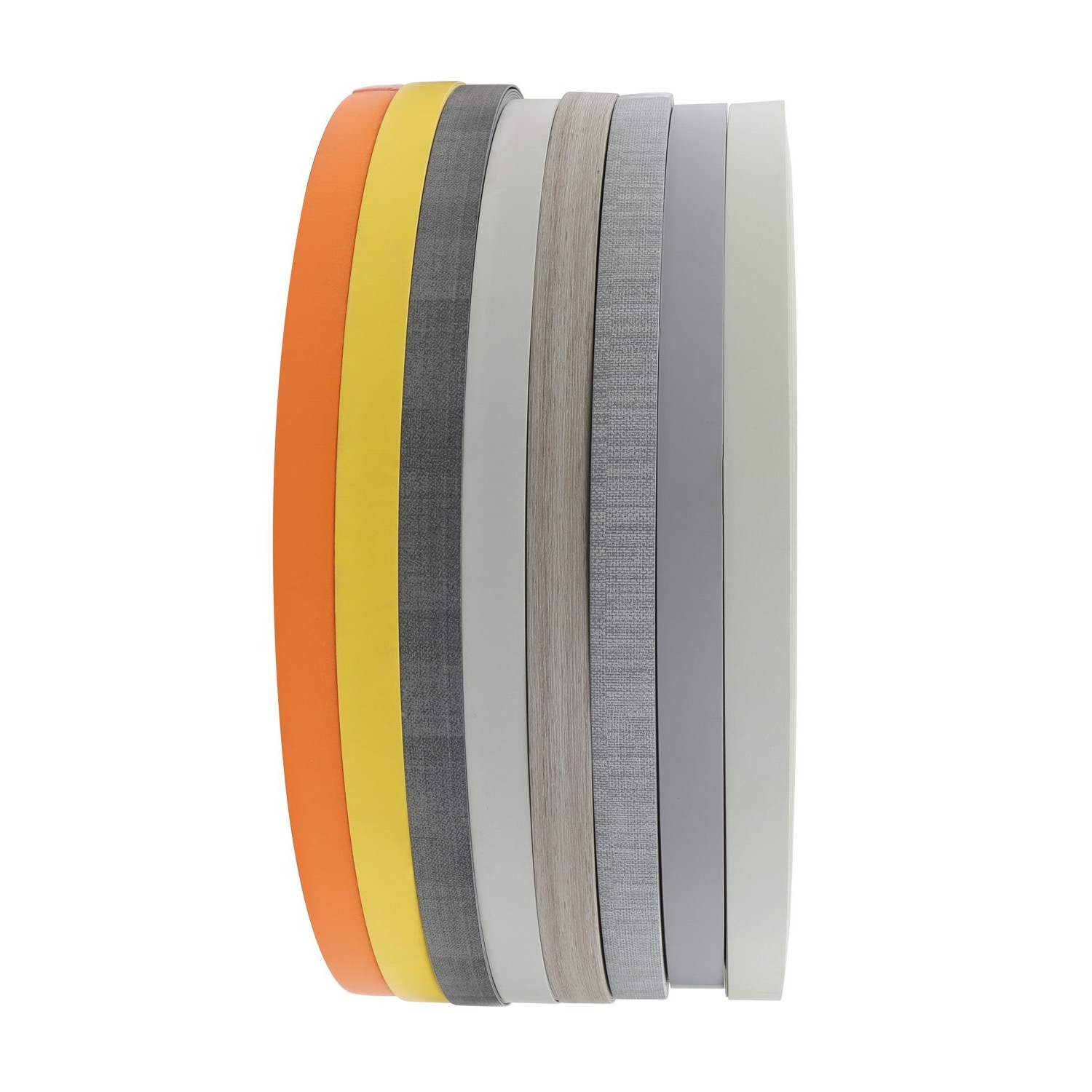 Factory Price 0.5mm 1mm Wood Grain PVC White Edge Banding Customized