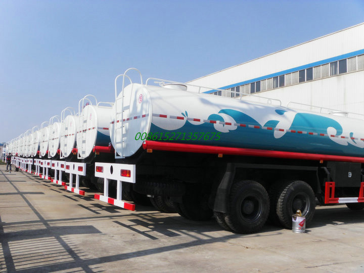 Beiben AWD off road Steel Water Tanker Truck 6x6 With Water Pump Bowser For Transport Clean Drinking Water 16-18cbm