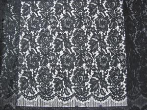 China Cotton Nylon Rayon Corded Lace Fabric wholesale