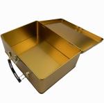 Rectangle Food Grade Metal Lunch Tin Storage Container Food Gift Packaging