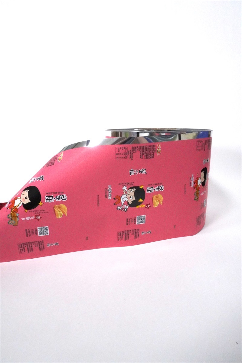Safety Film Laminated PET/VMPET/PE Plastic Food/Snacks/Nuts Packaging Plastic Film Roll