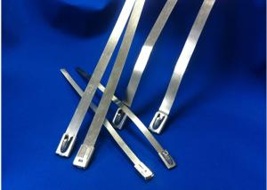 China Natural Color Stainless Steel Cable Ties High Resistance To Acetic Acid wholesale