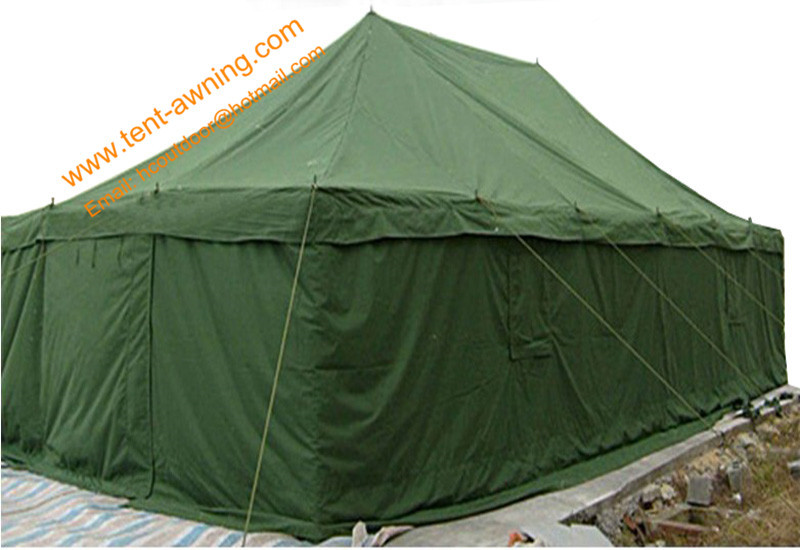 Galvanized Steel Waterproof Canvas Military Army Camping 10 Man Tent