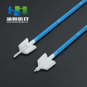 China PP LDPE Cleaning Head Plastic Handle 20cm Pap Smear Broom wholesale