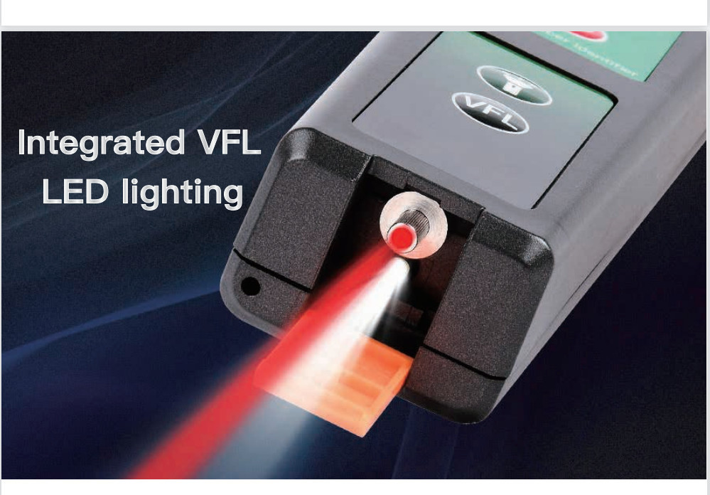 ABS Shell Fiber Optic Tools 800-1700nm Optical Fiber Identifier With 10MW VFL