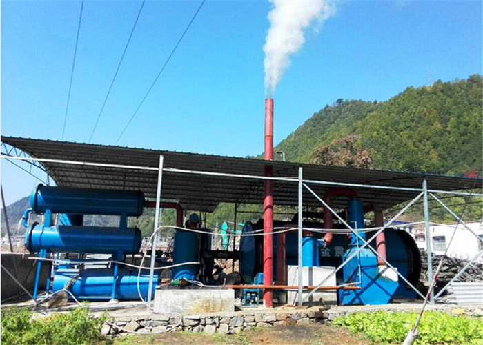 15 ton Used tire recycling machine recycle waste tires to fuel oil pyrolysis plant