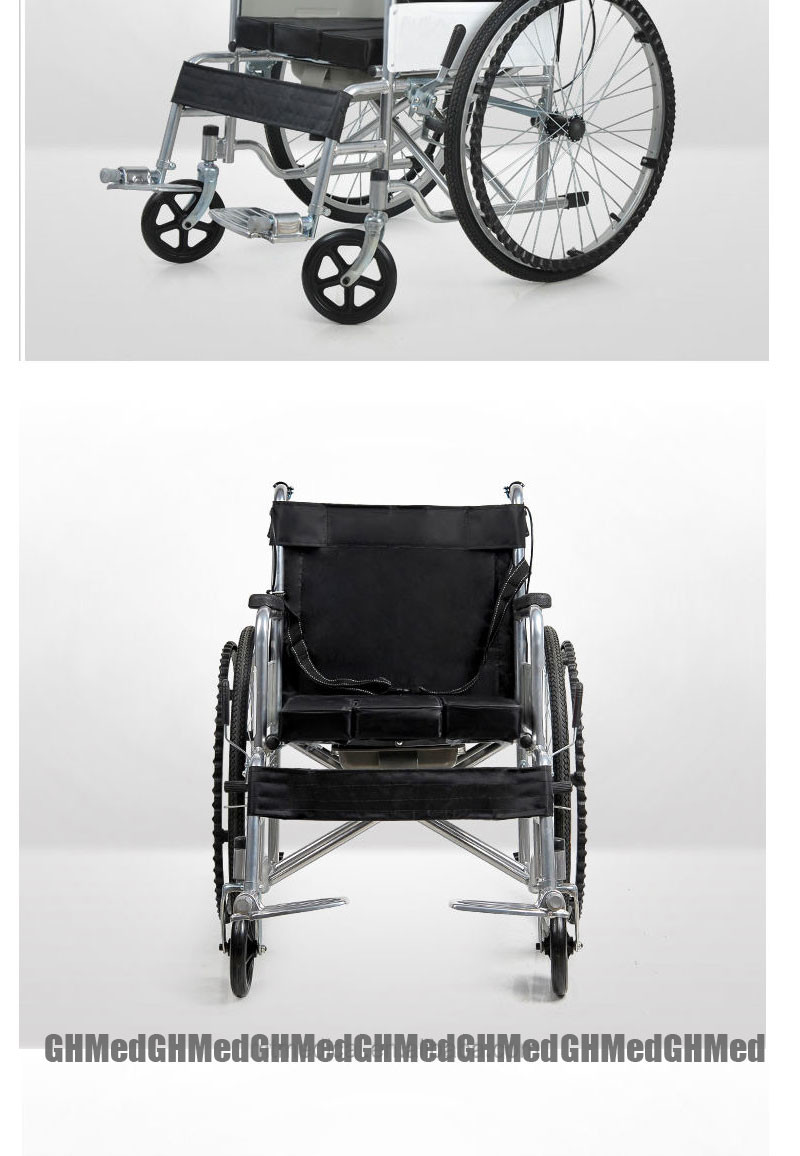Ultralight Lightweight Aluminium Folding Wheelchairs For Handicapped