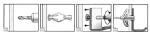 Nylon Plastic Snap 13x30mm Spring Toggle Anchor