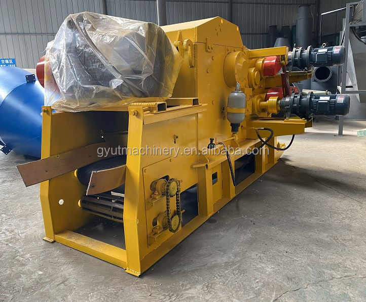 Powerful Wood Chipper for Processing Straw Grass and Wood Branches 3-5cm Wood Chips