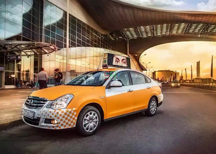 Wireless Control electronic Taxi LED Display Sign 12V Ultra Brightness