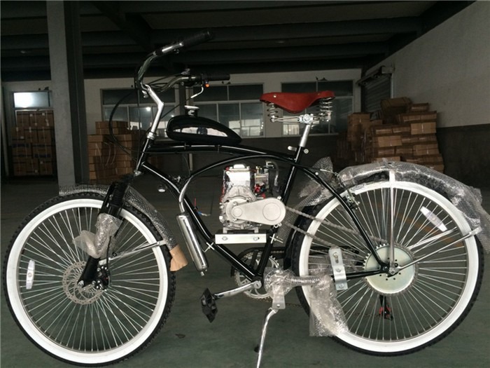 4 Stroke Motor Engine Cruiser Bicycle Gas Bike with Alloy Seatpost Max. Speed 40km/h