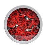 Forever Preserved Real Roses in a round box, Long Lasting Luxury Roses that last