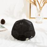 Adult Adujustable Six Panel Baseball Cap Satin Curve Brim