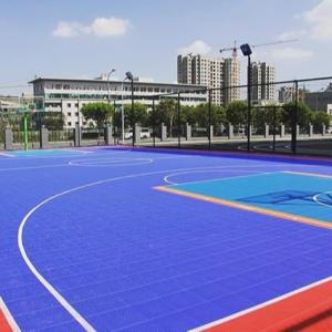 China Customized Color PP Tiles Sports Flooring For Outdoor Sport Courts wholesale