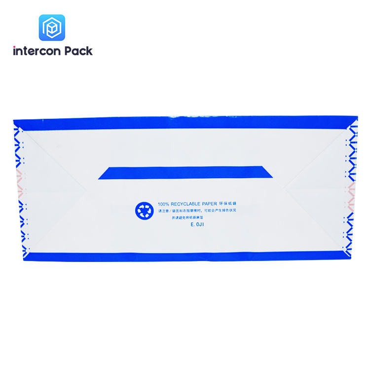 Intercon Pack White Kraft Paper Bags Paper Shopping Bags With Handles