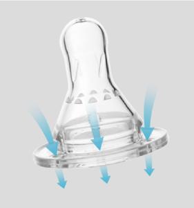 China Slow Flow BSCI Standard Liquid Silicone Baby Rubber Nipple wholesale
