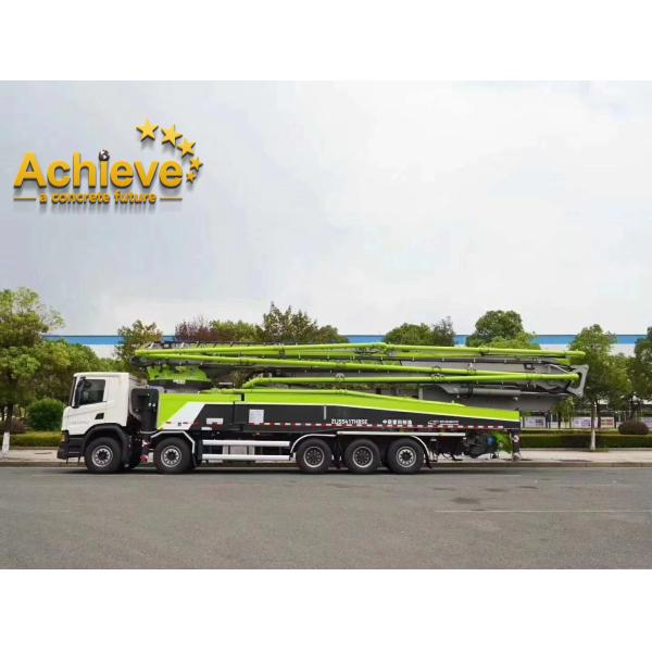 Used Zoomlion 67m Truck Mounted Concrete Pump 67X-7RZ